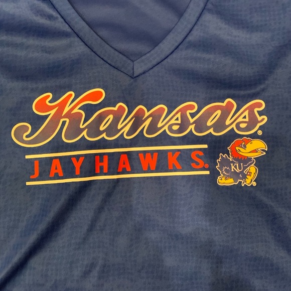 Blue Colosseum Kansas Jayhawks T-Shirt - Picture 2 of 4